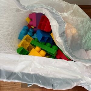 Large legos. There’s a bag full.